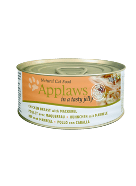 Applaws CAT CANS JELLY Chicken & Mackerel